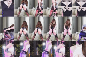 【CC 小微微】付费群定制 情趣黑丝 抖臀顶臀(7V/31分48)