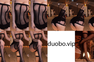 【斗鱼 酱紫】超火独享大尺定制!单反高清 丝袜透视裙！(1V/9分01)