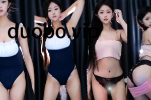 【CC 奈小喵】土豪大尺高级群定制热舞 蕾丝内内 死库水紧勒！(3V/7分36)