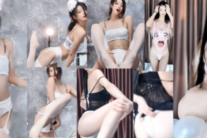 【CC耶耶】付费群定制骚舞 情趣露内 （4V/ 12分24）