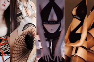 【斗鱼艺瑟妃】超火群骚舞尺度 情趣露内 （3V/ 7分07）