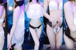 【CC小微微】 土豪群定制骚舞大尺度 情趣露内 （3V/ 21分）