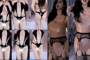 【斗鱼 张**】高价土豪私人大尺定制热舞 情趣连体比基尼 肤白貌美巨乳半球！(3V/3分20)不定时删除