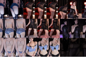 【斗鱼 艺瑟妃】大尺定制热舞 透视包臀裙 丁字翘臀低胸抖抖抖！(5V/16分01)