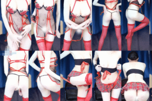 【网易CC白妖妖】高级群大尺定制热舞！花瓣透视乳贴 丁字森林 傲人长腿翘臀 带子磨*拉大锯！(3V/10分22)