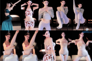 会员免费福利【虎牙 绘子】尤物舞姬身材苗条 肌肤白皙动人性感热舞！(8V/23分)