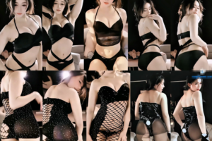 会员免费福利第一弹【漂漂平台语珊】大尺内衣私人定制热舞 镂空情趣黑丝 极致爆乳翘臀抖抖抖 十分性感！(4V/10分20)