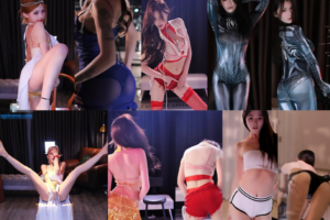 第一弹  全站免费福利【虎牙赛事 C位争夺战】乔鹿鹿透视红色奶罩 艺涵性感露内 各种清凉露背！(6V)