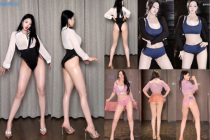 会员免费福利【B站 李喻言】性感抹油长腿翘臀 网红主播定制热舞 (4V/10分06)