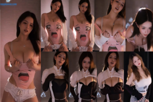 会员免费福利【斗鱼 lone考拉】连体透罩大奶定制热舞 顶级美乳揉胸抖抖抖！(5V/13分10)