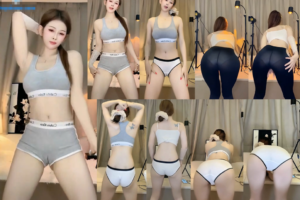 会员免费福利【快手 奶栗】45万粉主播定制热舞 超短裤PP 深凹骆指顶跨顶臀！(5V/19分31)