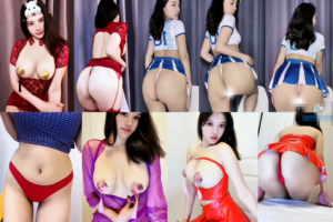 【抖音 Jvv】大尺乳贴定制热舞 爆乳丁字美臀带感身材！(5V/6分55)